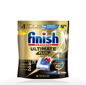 Cápsulas para Lavavajillas Finish Powerball Ultimate Plus Todo en 1, 70 Unidades (Paquete Jumbo) - Product Image 2
