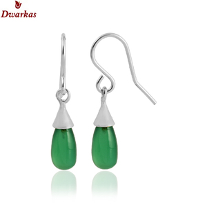 Nouveau design moderne 925 argent sterling naturel rouge onyx pierres précieuses boucle d'oreille bijoux pour filles femmes - Product Image 6