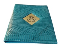 Porte-menu en cuir PU de luxe italien certifié ISO, durable, disponible en gros pour restaurants, bars à vin, et portefeuilles de factures