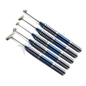 Kit de brossage dentaire manuel en acier inoxydable allemand de qualité supérieure, incision des flaps linguales, chirurgie implantaire, PRF, instruments orthodontiques, ensemble CE - Product Image 1