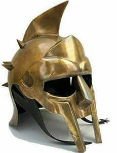 Casque Romain Armure Romaine Maximus Casque Cosplay Grec Sparte Ancien Romain Corinthien Acier - Product Image 1