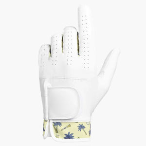 Gants de golf durables en cuir véritable pour hommes, avec logo personnalisé, impression par sublimation camouflage, cuir de cabrette complet pour main gauche - Product Image 1