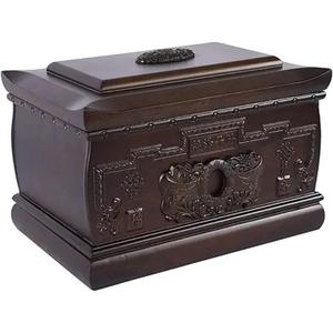 Urnes en bois de qualité exportée finition polie décor à la maison décor en bois de crémation solide pour le stockage des cendres humaines d'Inde - Product Image 2