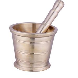 Ménage Cuisine Restauration Utilisation Manuel Ail Broyeur Alimentaire Épices Mortier et Pilon en Bois Naturel - Product Image 4