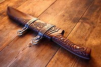 Couteau de chef viking fait main, lame en acier inoxydable, ambidextre, écologique, avec manche en bois gravé artisanal, étui en cuir