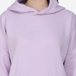 Survêtement pour femmes grande taille OEM, 95% polyester, 5% élasthanne, décontracté, doublure en polaire chaude, couleur unie, fermeture éclair, survêtement de jogging - Product Image 5