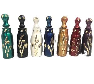 Caja de delineador de Ojos de latón de estilo tradicional para mujer, bote de almacenamiento de polvo de ojos Natural, contenedor de maquillaje de Metal de estilo religioso Surmedani M - Product Image 1