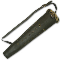 Ensemble d'arc et de flèches de chasse ESHALZ IMPEX AQ-144, cuir de vache, OEM, entièrement personnalisé, haute qualité, 100% étui à flèches arrière 53CM