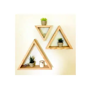 New Arrival Wood Plant Hanger Home Decoration Wall hanging Plant Basket Indoor Outdoor Garden Flower Holder Stand