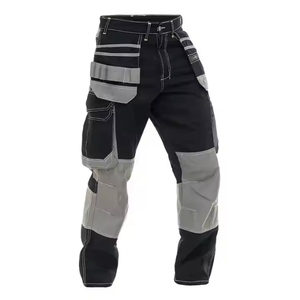 Durable Cotton Work Wear Construction Safety Pant for Men Reflective Safety Clothing <b>Trousers</b> with Knee <b>Patch</b> - Product Image 6