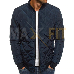 เสื้อแจ็คเก็ตผ้าแคนวาสแบบสั่งทำพิเศษสำหรับผู้ชายและผู้หญิง คอตั้ง ปักโลโก้ด้านหน้า สไตล์ลำลอง สำหรับฤดูหนาว แบรนด์ MAXFIT ENTERPRISES - Product Image 2