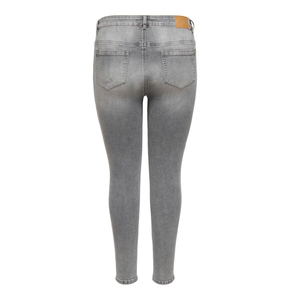 ขายดีกางเกงยีนส์ยืดสีเทาอ่อนของผู้หญิงกางเกงทรงสกินนี่เข้ารูปทันสมัยสำหรับใส่ในสำนักงานหรือกางเกงยีนส์ผู้หญิง - Product Image 2