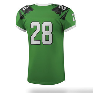 Uniforme de football américain de qualité supérieure en tissu polyester doux, idéal pour l'entraînement intensif et le confort le jour du match - Product Image 4