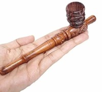 Pipe à fumer en bois de type droit, modèle Craft Zone, la plus vendue, fabriquée en Inde, pour des soirées détendues et paisibles