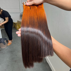 Vente en gros de paquets de cheveux humains péruviens vierges bruts, extensions de cheveux humains de couleur 12a avec cuticules alignées - Product Image 2