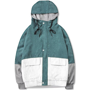 Abrigo cálido para exteriores con bordado y estampado de logotipo personalizado de alta calidad, chaqueta de pana de invierno personalizada para hombre, chaqueta de hombre de gran tamaño - Product Image 1