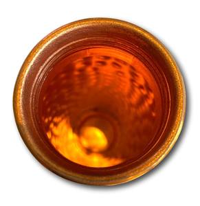 Botella de agua de vidrio a prueba de fugas con infusión de cobre artesanal con detalles de cobre antimicrobiano Premium Drinkware - Product Image 4