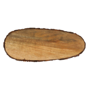 Plateau de service en bois fait à la main 40x16x2 5 cm fabriqué à partir de bois de manguier parfait pour la table à manger de cuisine et les utilisations domestiques de l'Inde - Product Image 5
