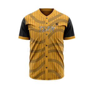 Mejor precio Suministro directo de fábrica Jersey de béisbol Uniforme Conjunto transpirable para adultos Tallas grandes Ropa de equipo - Product Image 3