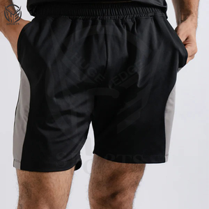 Short en polaire 100% coton pour homme, respirant, longueur au genou, taille élastique, tricoté, solide, taille moyenne. - Product Image 5