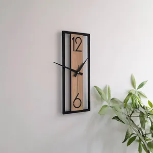 Horloge murale moderne en métal à haute demande décorative silencieuse sans tic-tac grande horloge suspendue ronde pour l'exportation mondiale depuis l'Inde - Product Image 4