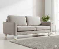Pieds de meubles modernes en plastique PP robuste Kiraz de 10 cm, à pointe dorée, en forme de T, pour salle à manger, canapé, table de cuisine, salon – Installation facile