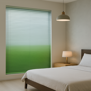 Modern Style Gradient Color <b>Aluminum</b> Venetian Blinds Built-In with <b>Ladder</b> Rope Customizable for Soft Light Control Home Office - Product Image 1