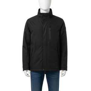 Chaquetas resistentes al agua con cuello levantado para exteriores para adultos poliéster a prueba de viento ligero cálido senderismo Camping ropa deportiva impermeable - Product Image 1