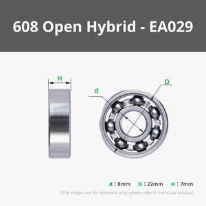 Rodamientos de Bolas de Acero Inoxidable 6205 2RS de Alto Rendimiento, Estructura de Ranura Profunda de Precisión P4 para Patineta de Nylon - Product Image 3