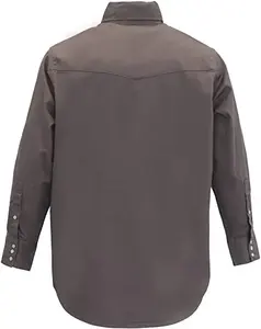 Monos de trabajo para hombre, camisa de soldadura Fr resistente al fuego occidental, ropa de trabajo de seguridad de algodón ligero, camisa de trabajo, chaqueta para hombre - Product Image 2