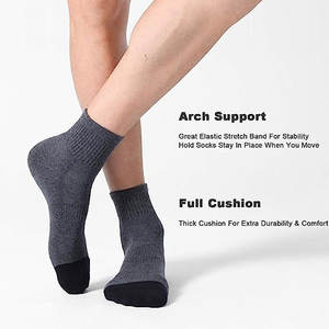 Chaussettes de lutte pour hommes de haute qualité, chaussettes de sport en coton de designer avec logo personnalisé, tendance, OEM et personnalisées - Product Image 4