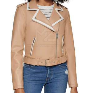Veste en cuir pour femme, modèle 2026, dernière collection, coupe élégante, imperméable, tricotée pour l'hiver, vente en gros - Product Image 1