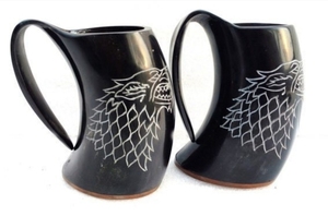 Modern Style High Quality Glass Tea <b>Mug</b> <b>Christmas</b> Polished Animal Design Natural Crafts Drinking Horn <b>Mug</b> Decorative Horn <b>Mug</b> - Product Image 5