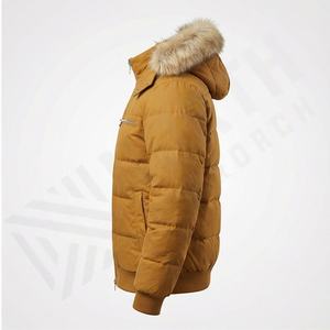 Classic High Quality Warm Outwear <b>Coat</b> Windproof Hot Real Coyote <b>Fur</b> Winter <b>Men</b> Parka Goose Down Jacket Thermal Insulated Snow - Product Image 3