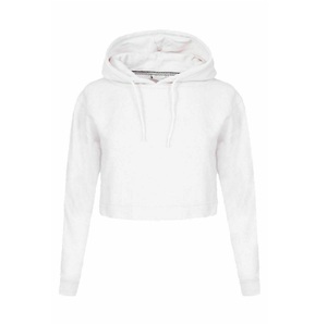 Vente en gros de crop top personnalisé pour femmes sweat à capuche respirant à séchage rapide et anti-rétrécissement pour femmes crop top à capuche - Product Image 6