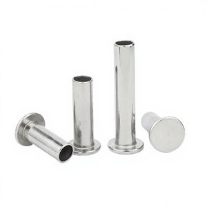 200 Remaches Semitubulares de Cabeza Plana de Acero Inoxidable 304 M2-M6 para Manualidades DIY M3x6 - Product Image 1