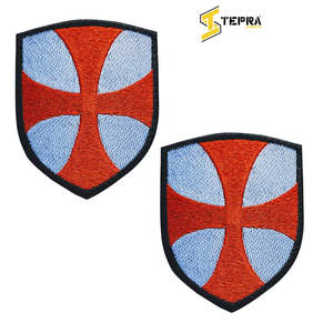 Mejor personalizable nuevos parches tejidos deportivos Tepra gran oferta flores bordadas corazones PVC Ropa Decoración hierro-en logotipos de fieltro - Product Image 2