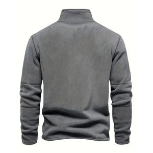 เสื้อฮู้ดดี้คอตั้ง แขนยาว ซิป ¼  ผ้าฝ้าย 100% ระบายอากาศได้ดี  แบบสวมหัว  สำหรับทุกเพศ  รับสกรีนโลโก้ตามแบบ  ผลิตโดยผู้ผลิตและออกแบบโดยผู้เชี่ยวชาญ - Product Image 2