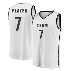 Maillots de basket-ball personnalisés en gros, col en V, rouge, imprimés par sublimation, respirants, ensembles pour adultes, séchage rapide, été - Product Image 6