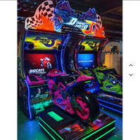 Console de jeu vidéo LCD HD 42 pouces à monnayeur, moteur dynamique 3, en plastique, pour centres de jeux, 2 joueurs, avec lumières clignotantes