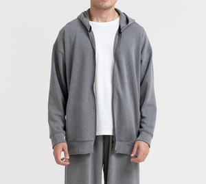 Peso pesado 500Gsm 100% algodón logotipo personalizado manga larga personalizado más tamaño sudaderas con capucha de invierno para hombres - Product Image 2