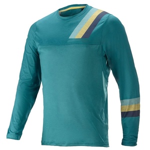 Maillots de VTT OEM tout-terrain à manches longues, imprimés intégralement par sublimation, pour motocross, faible MOQ, vêtements de VTT - Product Image 1