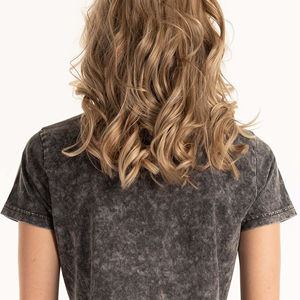 Precio barato transpirable ajustado lavado pesado camiseta mujeres hombres gota hombro venta al por mayor piedra ácido lavado camiseta - Product Image 2