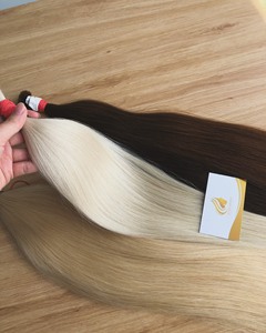 Extensions de cheveux naturels Remy de qualité supérieure Minh Khang, lisses, non traités, vierges, de luxe, 100g, origine Hanoi, Vietnam, pour une densité maximale - Product Image 1