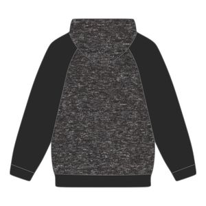 Felpa ricamata alfa APA con cappuccio Premium antracite e maniche Raglan nero greco confraternita abbigliamento divino nove anno di fondazione 190X - Product Image 3