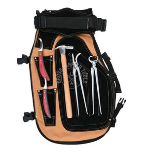 Kit de Herramientas de Herraje para Caballos con Protectores de Cuero, Imán para Clavos, Cortaúñas para Cascos, Martillo para Clavos - Product Image 1