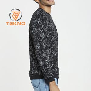 Hombres personalizable O-cuello de alta moda de los hombres ropa de calle sudaderas al por mayor venta superior personalizado nuevo estilo hombres sudadera - Product Image 2