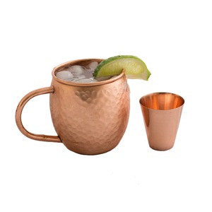 Tasse en cuivre Moscow Mule Barrel la plus vendue - Product Image 3