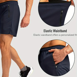 Pantalones cortos de gimnasio Cargo de algodón de cintura media ecológicos para hombre XS Casual Jogging Athletic Running Fitness Beach Basketball logotipo personalizado OEM - Product Image 4