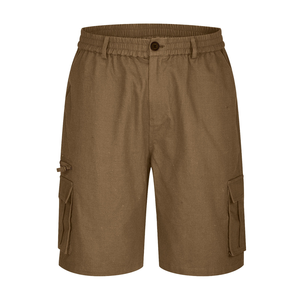 Vêtements pour hommes avec service OEM Short cargo décontracté de grande taille Pantalon design personnalisé Pantalon cargo d'été élégant de couleur unie - Product Image 5